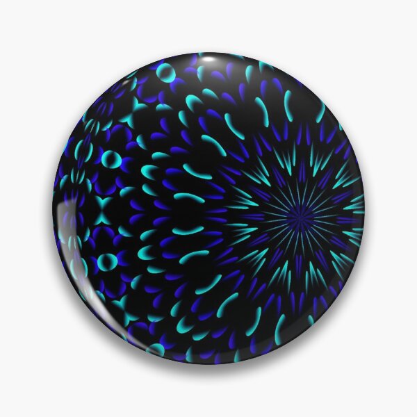 Item preview, Amusing blue and teal circle pattern designed and sold by MsArtyCrafts.