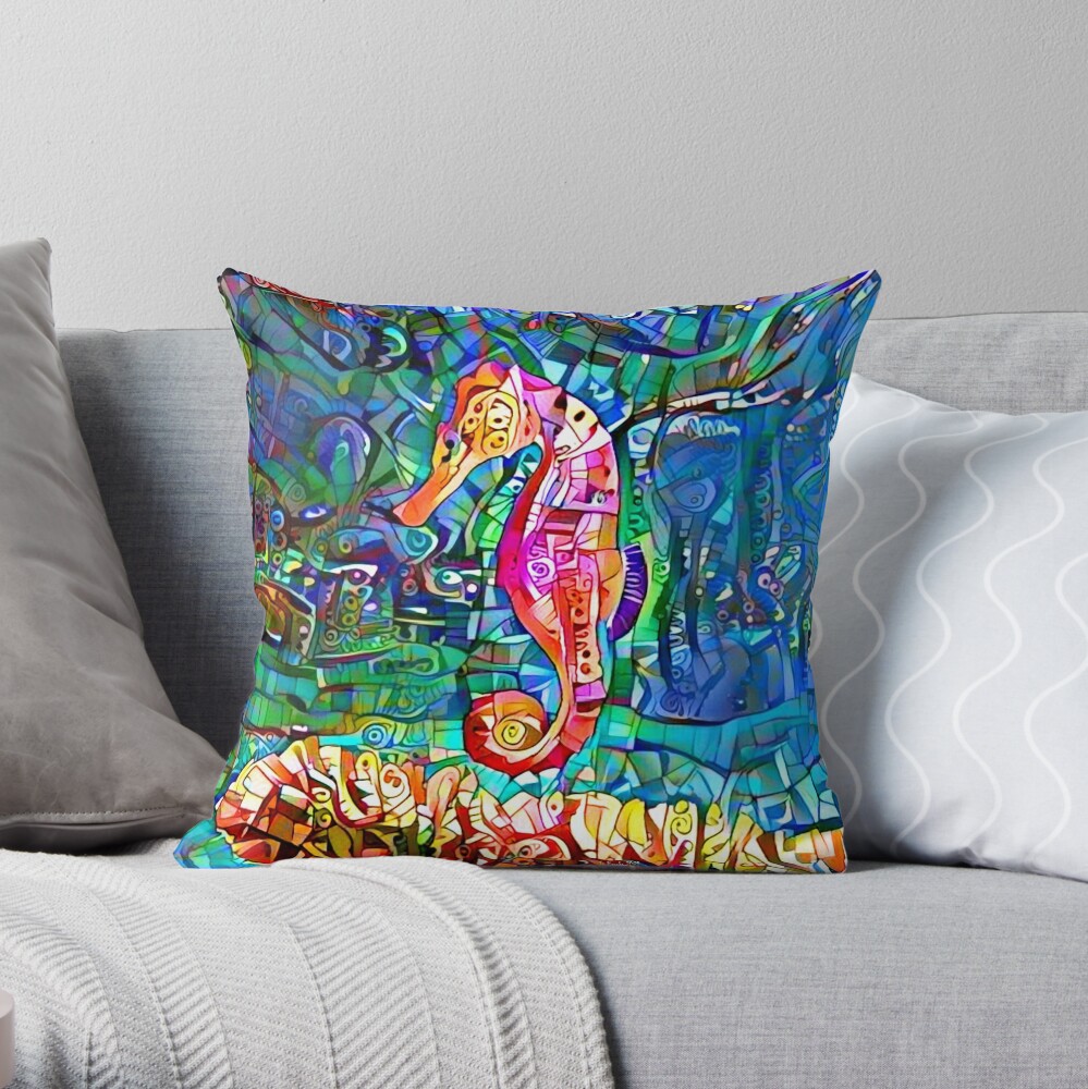 Item preview, Throw Pillow designed and sold by Surreali-Tea.