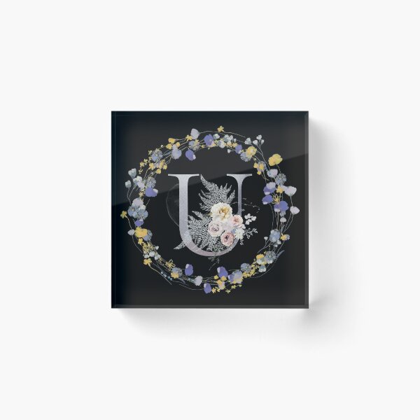 Item preview, Blissful Monogram U designed and sold by ElenaDanilo.