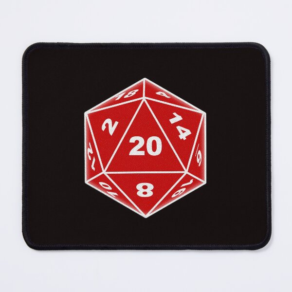 Item preview, Red 20 Sided Dice  designed and sold by Edpod.