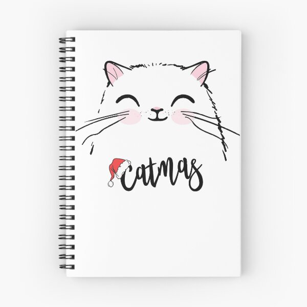 Aperçu de l'œuvre Meowy Catmas Cat Lover Xmas cats santa créée et vendue par HerModaX.