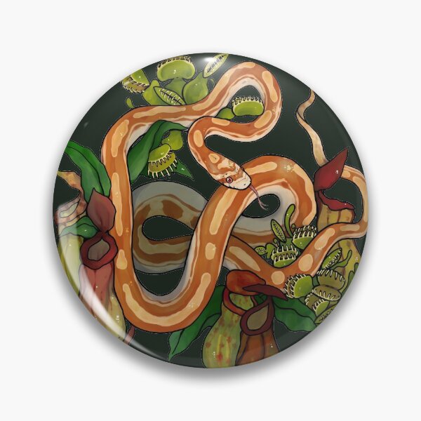 Item preview, Corn Snake & Carnivorous Plants designed and sold by Morgan Carpenter.