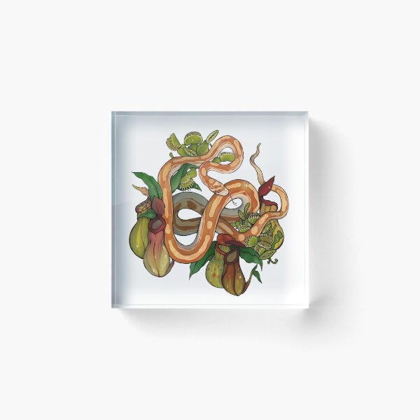 Item preview, Corn Snake & Carnivorous Plants designed and sold by Morgan Carpenter.