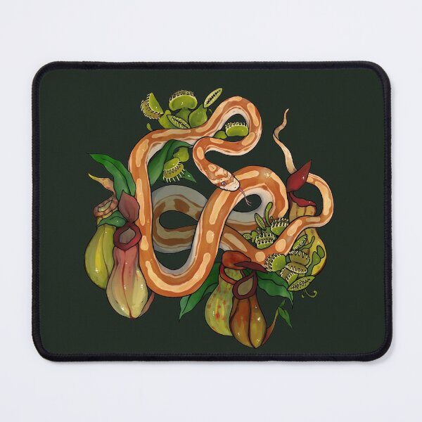 Item preview, Corn Snake & Carnivorous Plants designed and sold by Morgan Carpenter.