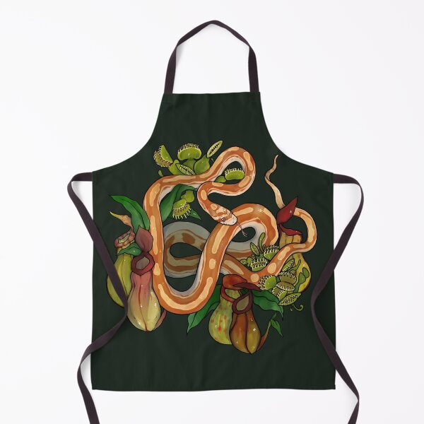 Vista previa del artículo con la obra «Serpiente de maíz y plantas carnívoras», diseñado y vendido por Morgan Carpenter.