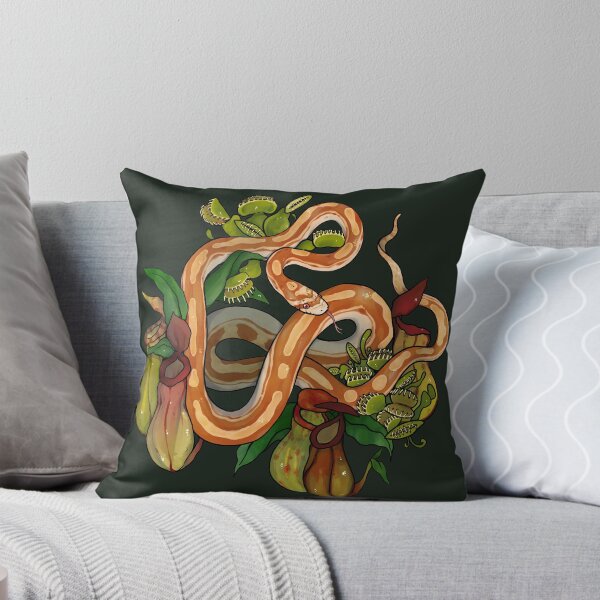 Item preview, Corn Snake & Carnivorous Plants designed and sold by Morgan Carpenter.