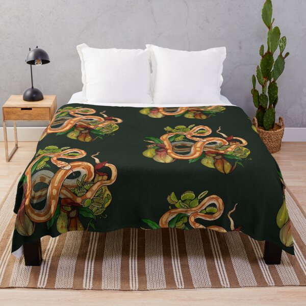 Item preview, Corn Snake & Carnivorous Plants designed and sold by Morgan Carpenter.