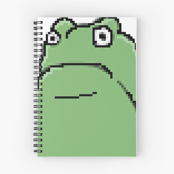 Item preview, green frog aka Scuffed Froggo pixelated artwork designed and sold by holo 2000.