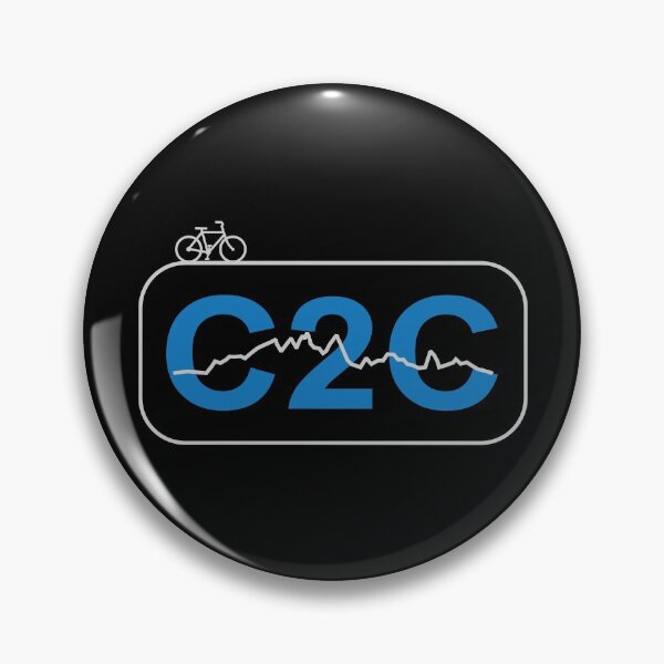 Item preview, C2C Cycle Challenge Route blue/white designed and sold by cycleexplorers.