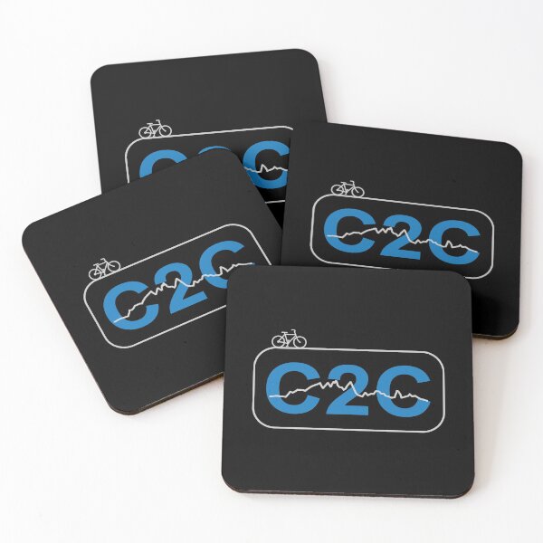 Item preview, C2C Cycle Challenge Route blue/white designed and sold by cycleexplorers.