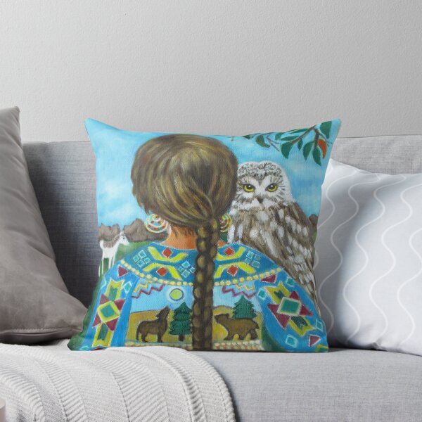 Item preview, Woman with owl. designed and sold by gloria47.