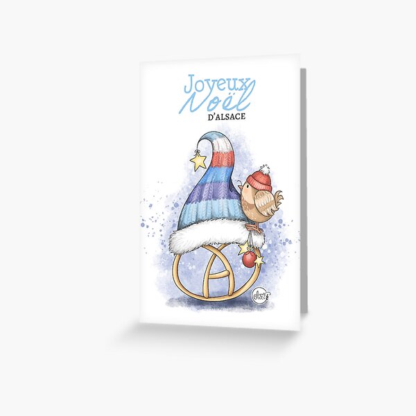 Joyeux Noel from Alsace Greeting Card