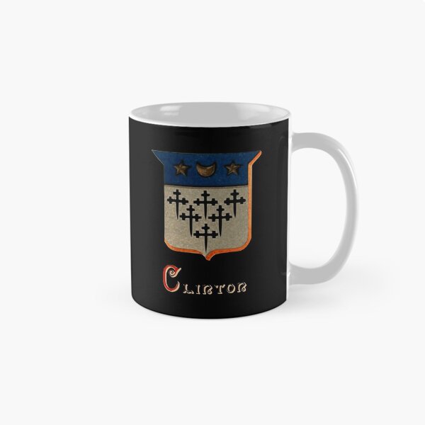 Item preview, Clinton Family Coat of Arms designed and sold by Heraldica.