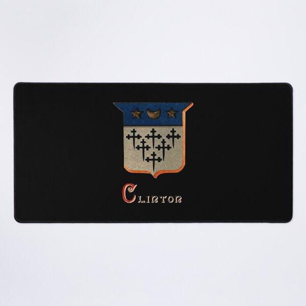 Item preview, Clinton Family Coat of Arms designed and sold by Heraldica.
