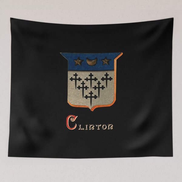 Item preview, Clinton Family Coat of Arms designed and sold by Heraldica.