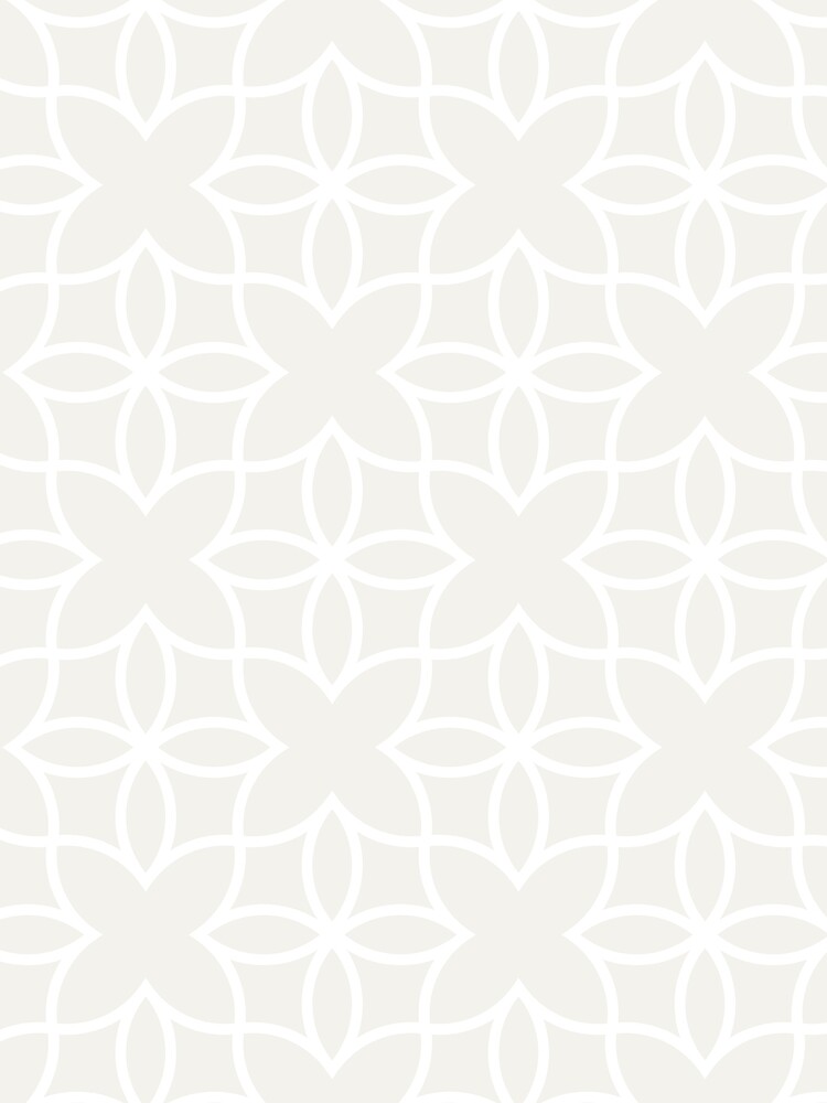 Thumbnail 3 von 3, Tuch, Cream and White Minimal Line Art Pattern 4 Flower Pairs Dulux 2022 Popular Colour Cliff Walk - Color Trends designt und verkauft von ColorOfTheYears.