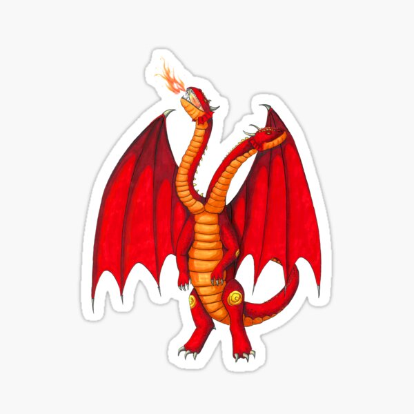 Drak aus "Das Vermächtnis der Dämonen" Sticker