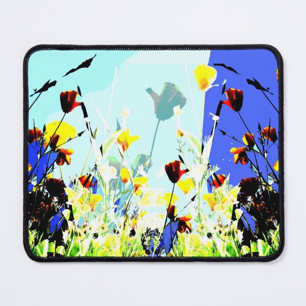 Item preview, Garden flowers in bright colours designed and sold by albadawnart.