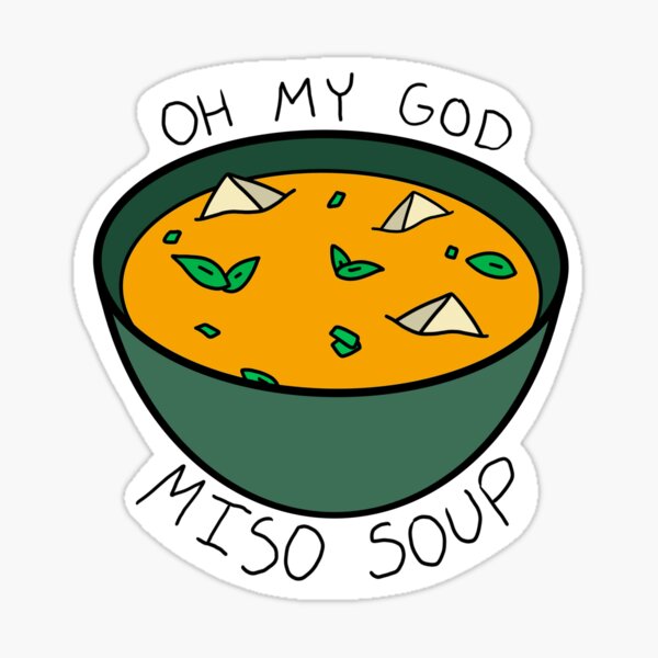 Miso Soup  Sticker for Sale by isaflora