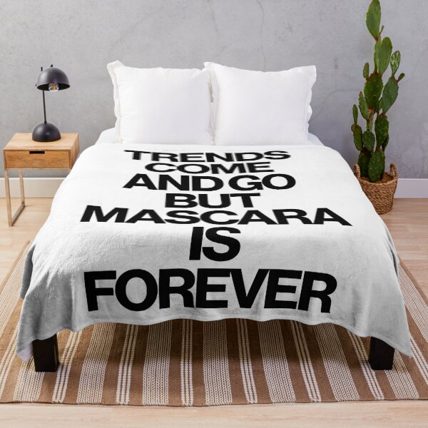 Item preview, Haute Leopard Trends Come And Go But Mascara is Forever Sassy/Funny Quote designed and sold by HauteLeopard.