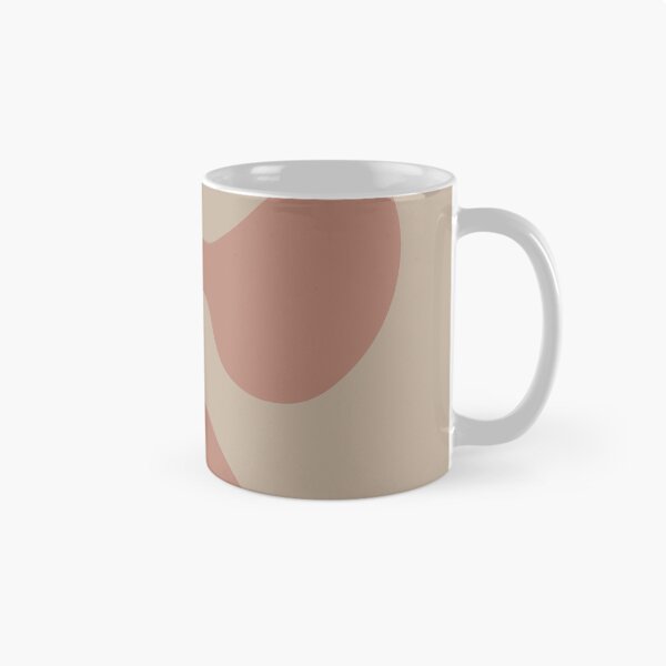 Item preview, Abstract round shapes, beige and terracotta, minimalist and simple designed and sold by Nadezda Kravcenko.