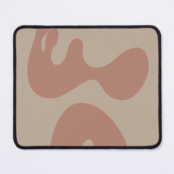Item preview, Abstract round shapes, beige and terracotta, minimalist and simple designed and sold by Nadezda Kravcenko.