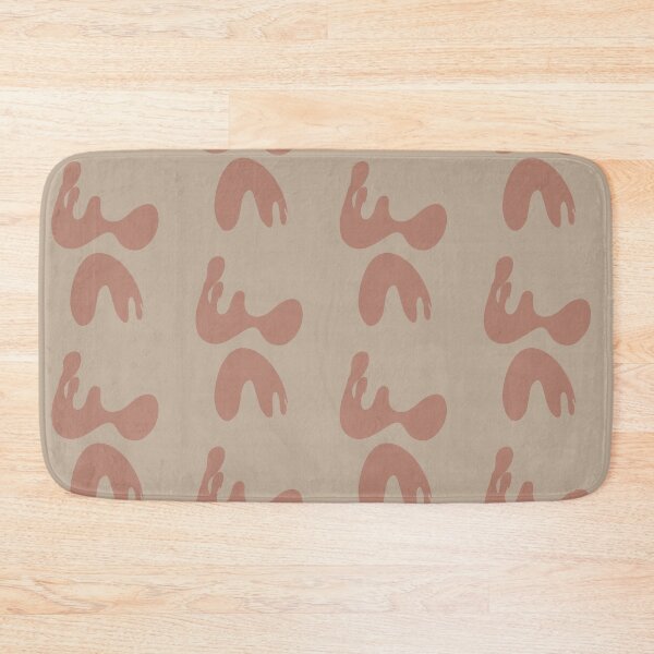 Item preview, Abstract round shapes, beige and terracotta, minimalist and simple designed and sold by Nadezda Kravcenko.