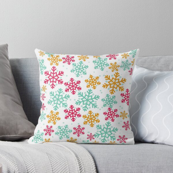 Item preview, Snowflake Pattern - Colorful Snowflakes Winter by Boo-da-chay designed and sold by Boo-da-chay.