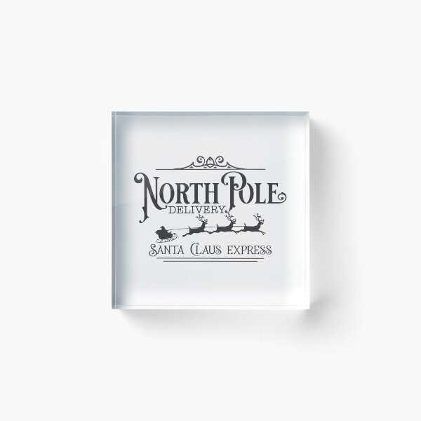 Item preview, North pole delivery santa express designed and sold by amy greaves.