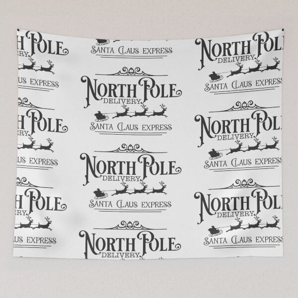 Item preview, North pole delivery santa express designed and sold by amy greaves.