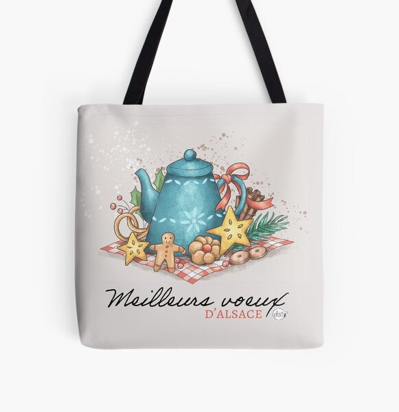 The best of Alsace at Christmas All Over Print Tote Bag