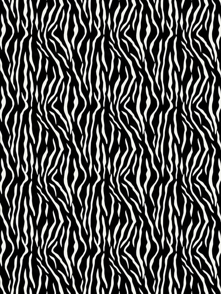 Aperçu 5 sur 5. Robe trapèze avec l'œuvre Black and Cream Tiger Stripes Pattern Pairs Dulux 2022 Popular Colour Cliff Walk - Color Trends créée et vendue par ColorOfTheYears.