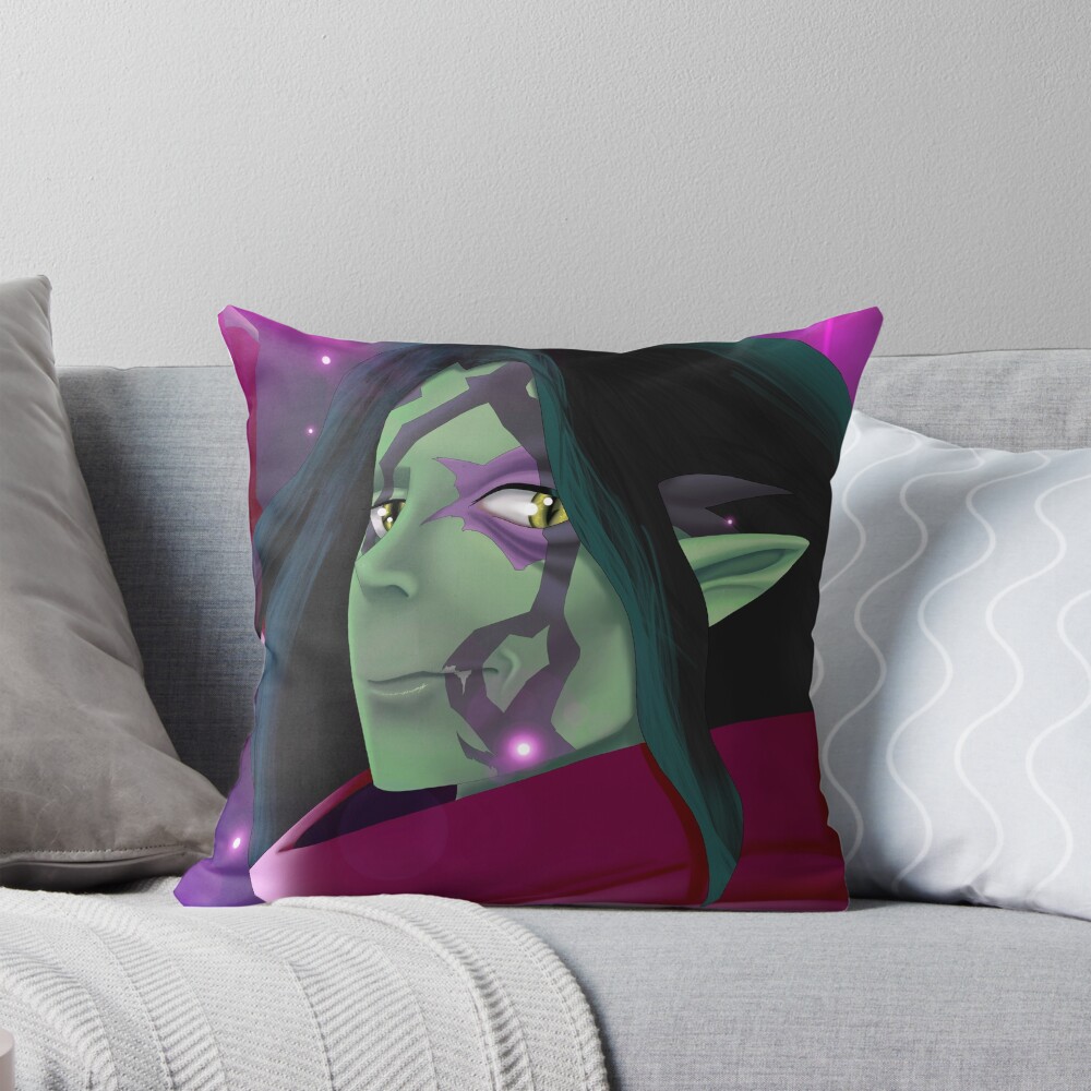 Item preview, Throw Pillow designed and sold by HorriblyBotched.