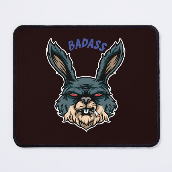 Item preview, tough rabbit badass zombie rabbit designed and sold by ReneMM.