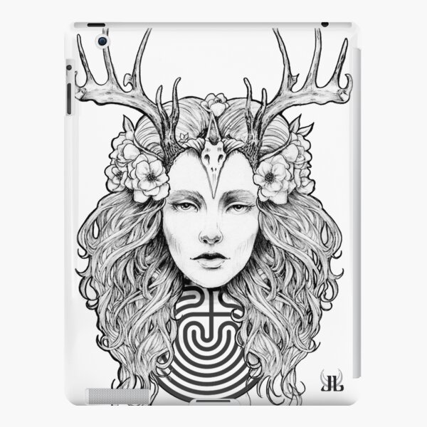 Horned Goddess by Juliana Loomer iPad Snap Case