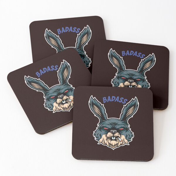 Item preview, tough rabbit badass zombie rabbit designed and sold by ReneMM.