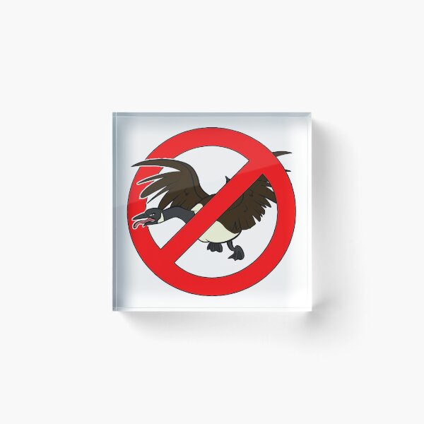 Item preview, No Canadian Geese Goose No Geese Allowed Hissing designed and sold by funnytshirtemp.