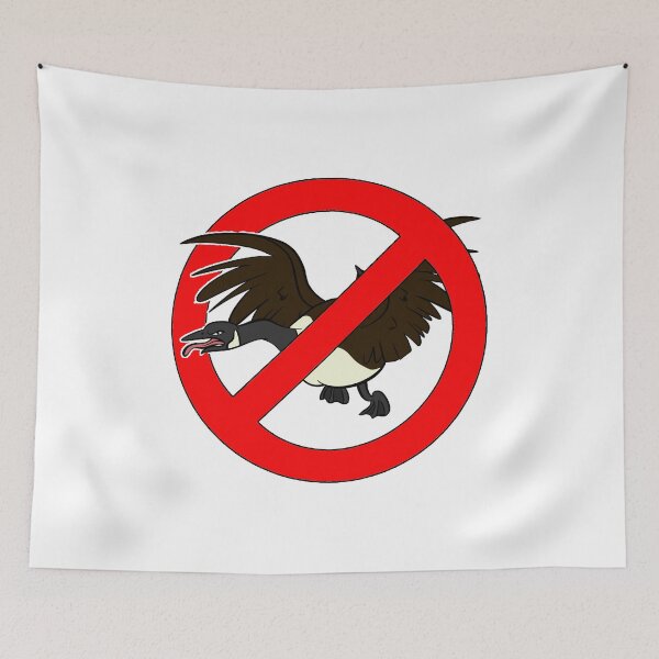 Item preview, No Canadian Geese Goose No Geese Allowed Hissing designed and sold by funnytshirtemp.