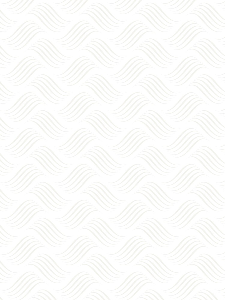 Thumbnail 3 von 3, Tuch, Cream and White Wavy Tessellation Line Pattern Pairs Dulux 2022 Popular Colour Cliff Walk - Color Trends designt und verkauft von ColorOfTheYears.
