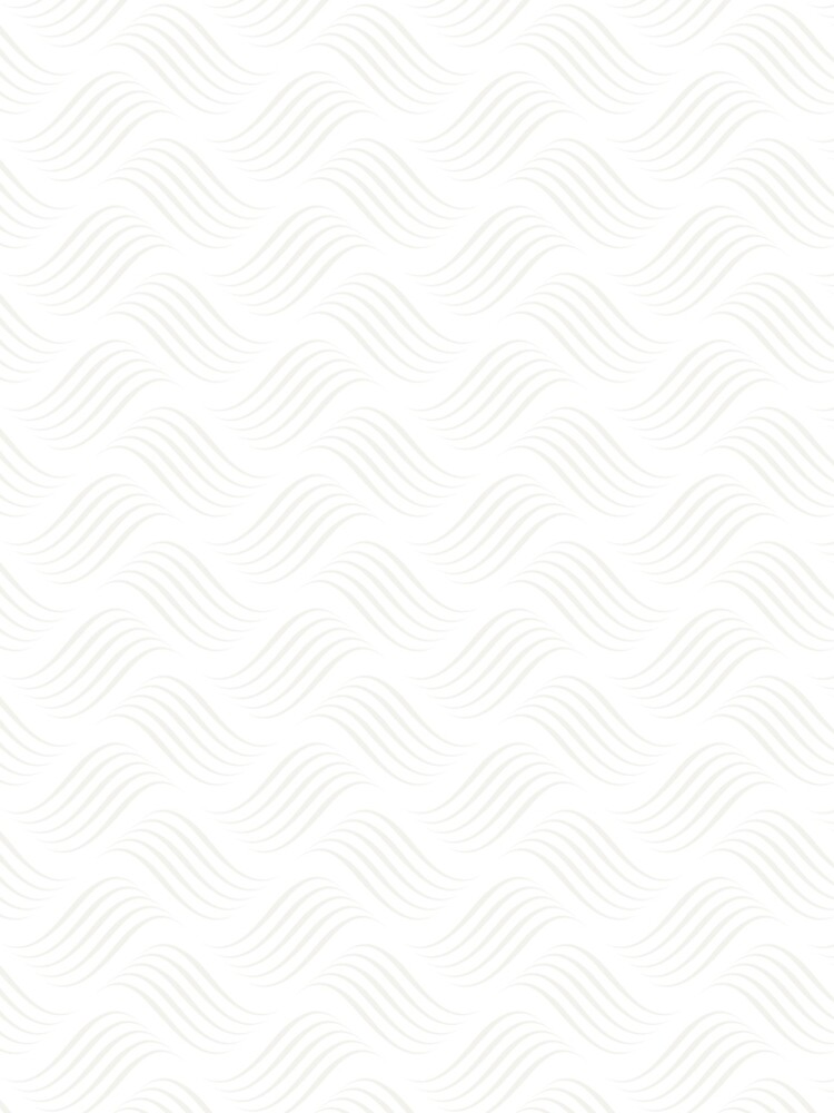 Aperçu 5 sur 5. Robe trapèze avec l'œuvre Cream and White Wavy Tessellation Line Pattern Pairs Dulux 2022 Popular Colour Cliff Walk - Color Trends créée et vendue par ColorOfTheYears.