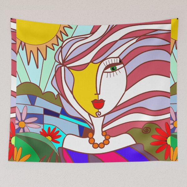 Item preview, sunny day Abstract Painting designed and sold by Layla Art.