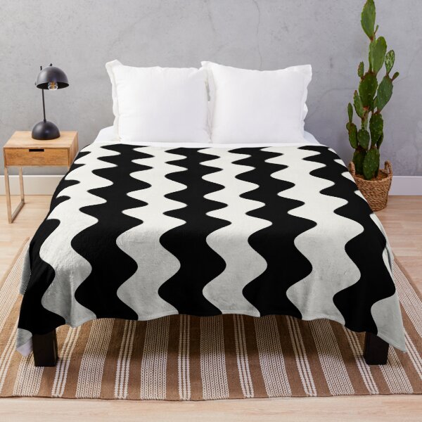 Item preview, Black and Cream Wavy Vertical Stripe Pattern Pairs Dulux 2022 Popular Colour Cliff Walk - Color Trends designed and sold by ColorOfTheYears.