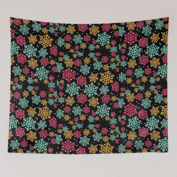 Item preview, Snowflake Pattern - Colorful Snowflakes Winter by Boo-da-chay designed and sold by Boo-da-chay.
