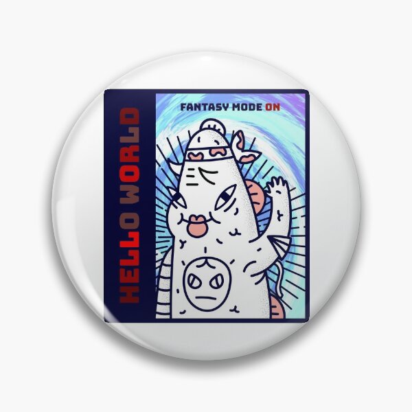 Item preview, Hell Lord Kaiju Monster Hello World designed and sold by ShineEyePirate.