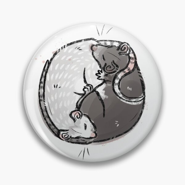 Item preview, Rat Yin Yang designed and sold by Patte-a-pouick.