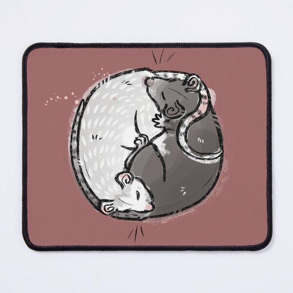 Item preview, Rat Yin Yang designed and sold by Patte-a-pouick.