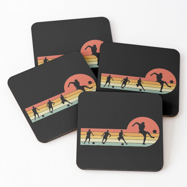 Item preview, Soccer Players Retro Sunset Vintage Colors designed and sold by Urlan.