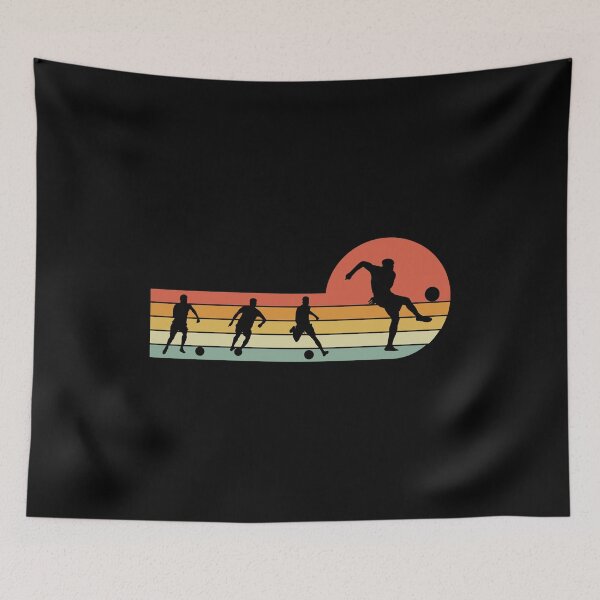 Item preview, Soccer Players Retro Sunset Vintage Colors designed and sold by Urlan.