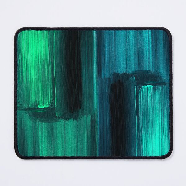 Item preview, Julia Di Sano - SYMBIOSIS 1 TEAL BLUE GREEN COLORFUL SHAPES ABSTRACT PAINTING designed and sold by EbiEmporium.