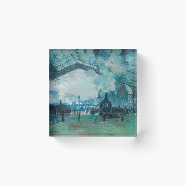 Aperçu de l'œuvre Arrivée du Train de Normandie, Gare Saint-Lazare créée et vendue par Artramp.